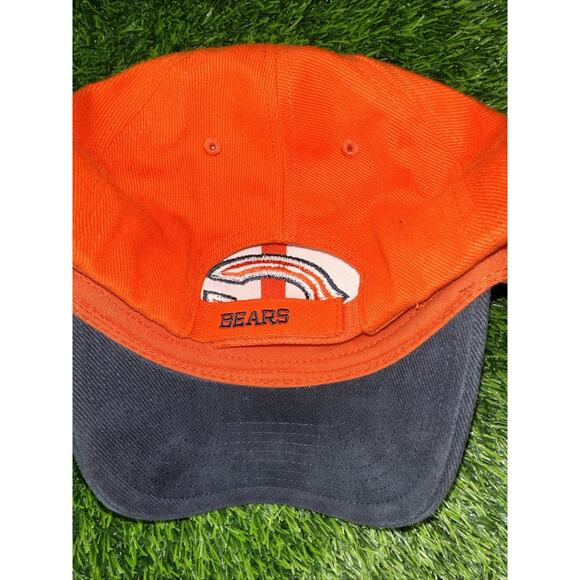 Chicago Bears Hat Cap Strap Back Mens Blue Orange NFL Football Dad Hat - Picture 4 of 7